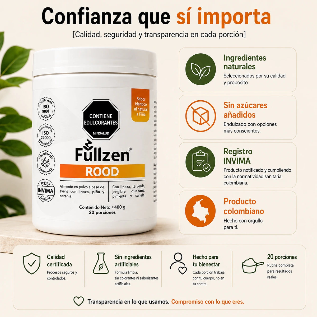 Rood - Batido Digestivo con Fibras Inteligentes