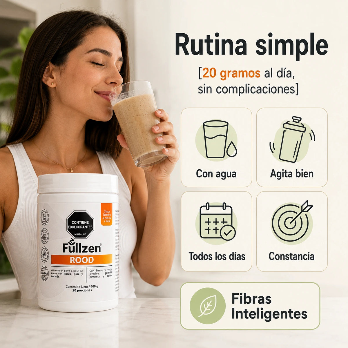 Rood - Batido Digestivo con Fibras Inteligentes