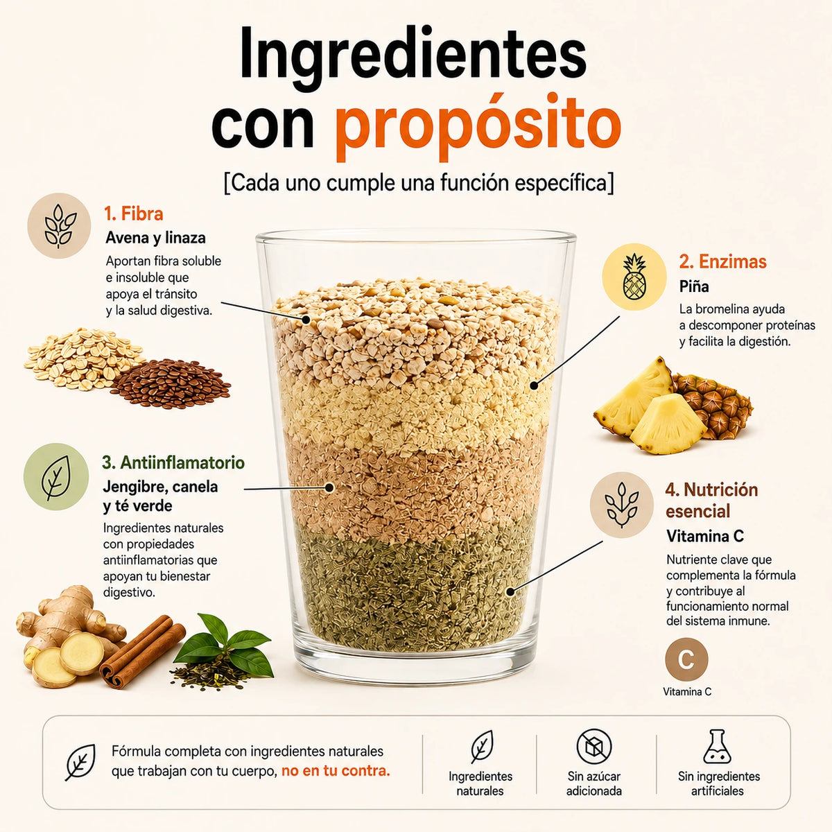 Rood - Batido Digestivo con Fibras Inteligentes
