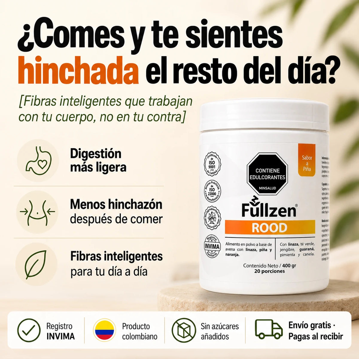Rood - Batido Digestivo con Fibras Inteligentes
